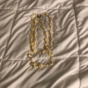 Necklace made from enamel beads